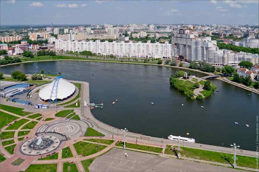 Панорама Центрального района города Минска