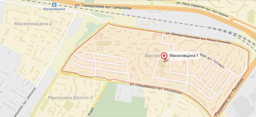 Район Масюковщина в Минске